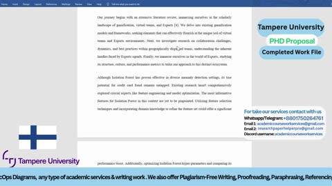 Student Work (PhD Proposal) | Gamification in Esports Teams | Tampere University Finland
