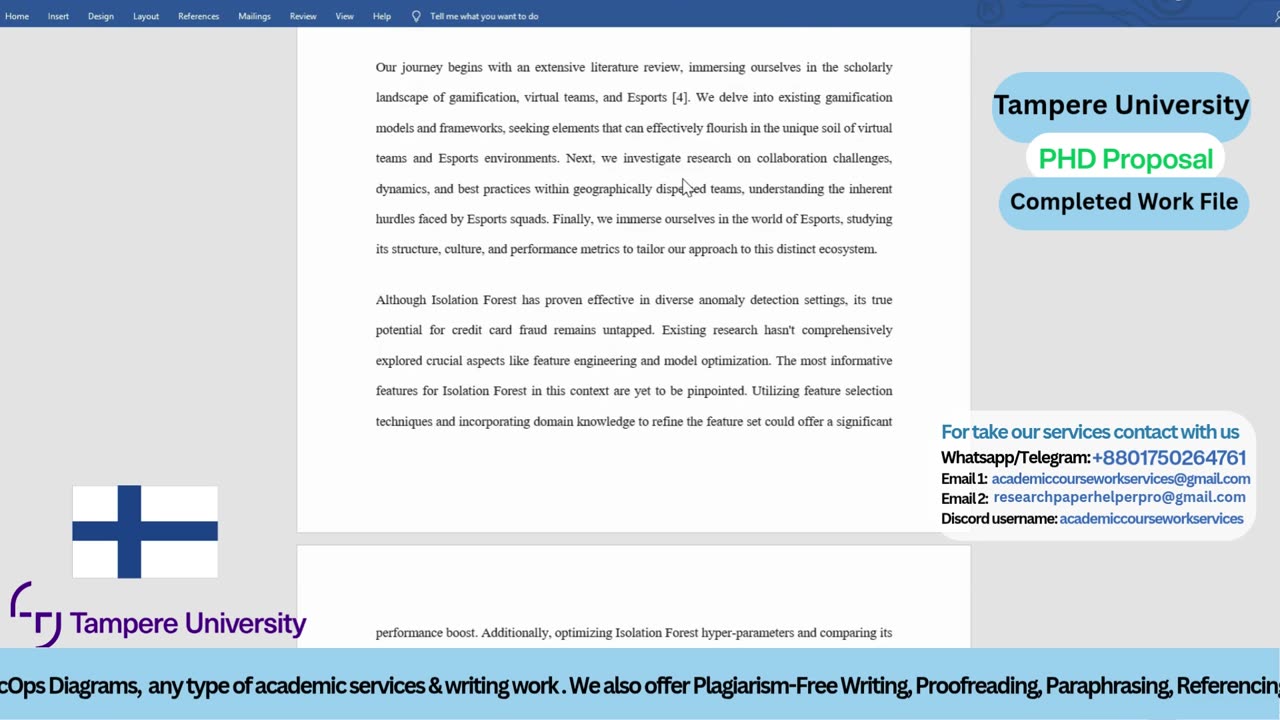 Student Work (PhD Proposal) | Gamification in Esports Teams | Tampere University Finland
