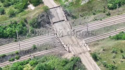 A bridge on the Seversk Direction was destroyed