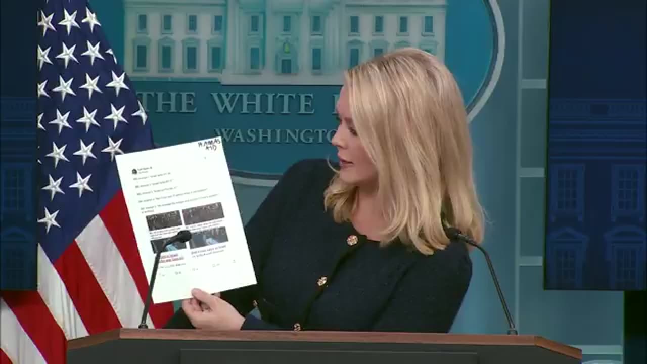 Karoline Leavitt brings the RECEIPTS, calls out media over fake news report