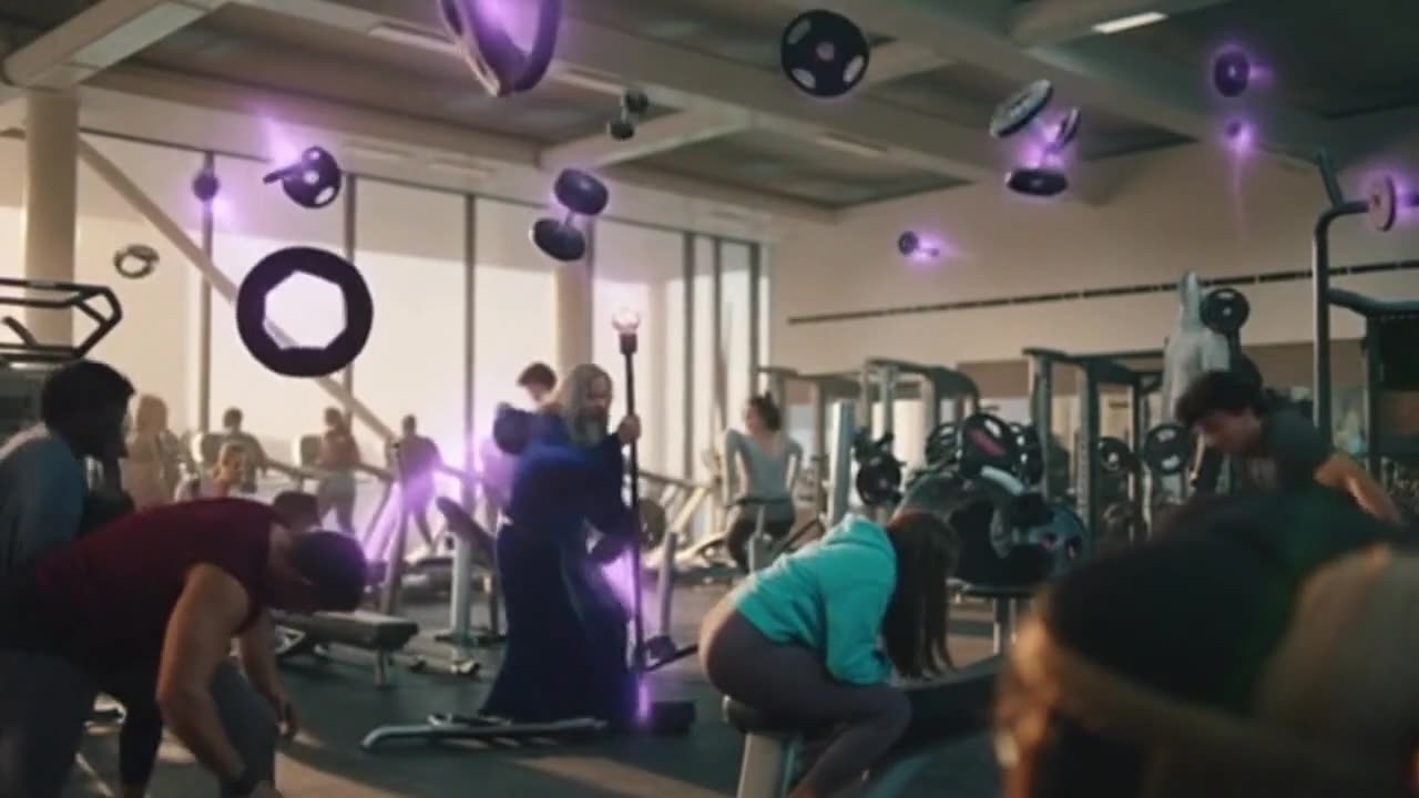 Wizard at the Gym 🧙‍♂️ | Magic vs Muscles Gone Wrong 💪✨