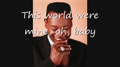 Luther Vandross Cheryl Lynn - If This World Were Mine ~ Lyrics On Screen ~ (HD)