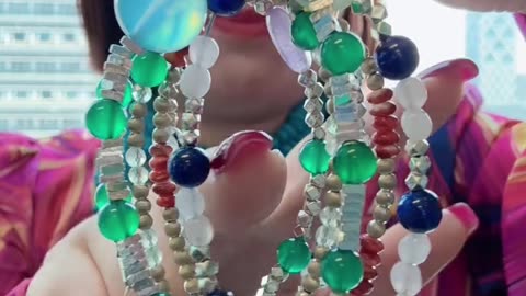 250617-10 Lapis Lazuli & Rose Quartz Bracelet: Interwoven Star River and Roses on the Wrist