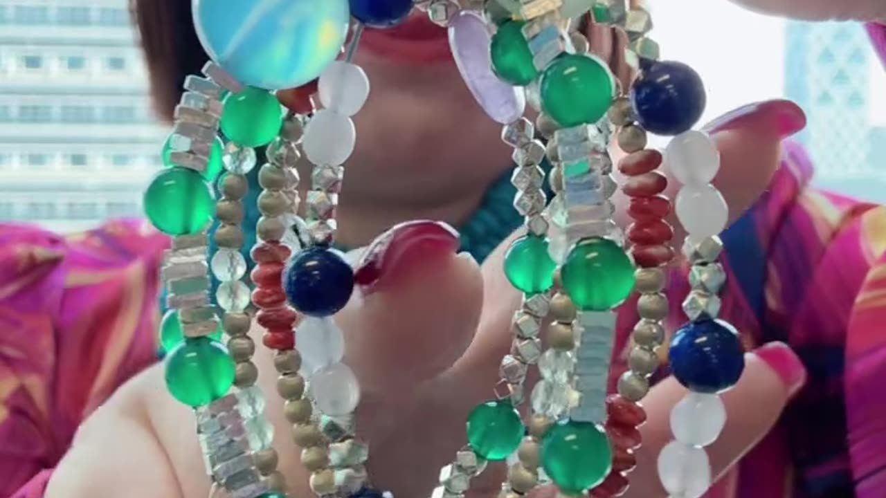 250617-10 Lapis Lazuli & Rose Quartz Bracelet: Interwoven Star River and Roses on the Wrist