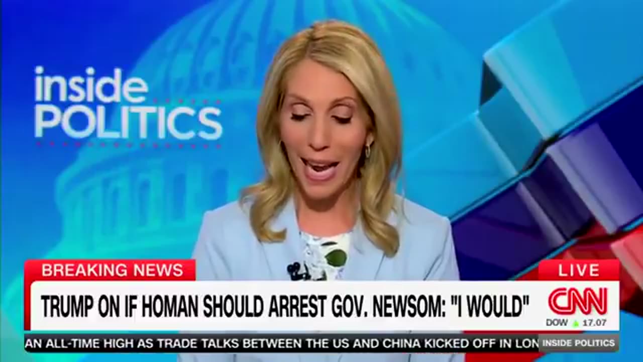 CNN Panel Melts Down After Trump Rips 'Insurrectionists' Burning Down LA