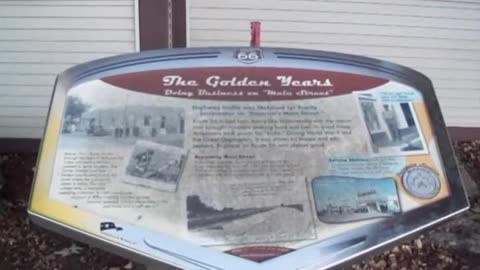 Route 66 In Williamsville And Sherman Illinois