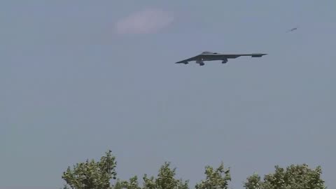 B-2 stealth bombers returned to Whiteman following their mission to strike targets in Iran.