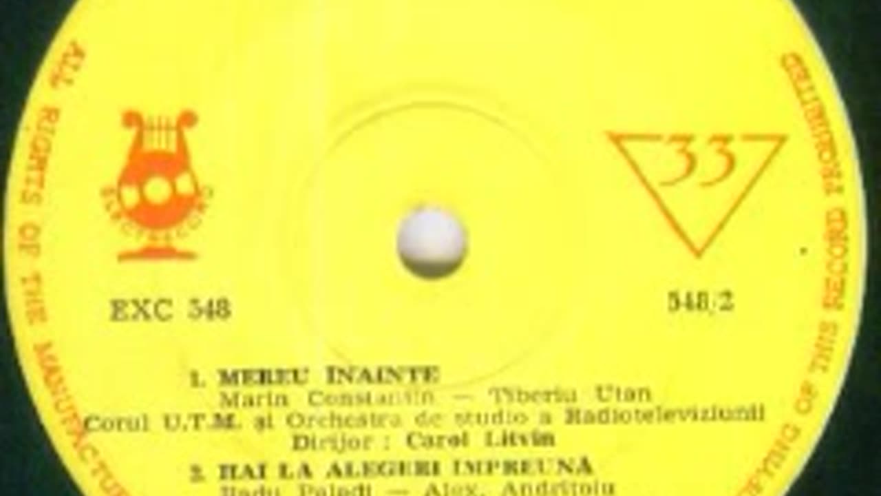 Corul Uniunii Tineretului Muncitoresc-Mereu inainte