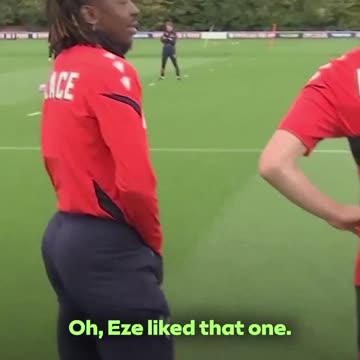 Eberechi Eze couldn’t help himself 😂