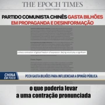Partido Comunista Chinês gasta bilhões em propaganda e desinformação. 2023-10-09