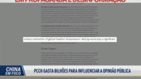 Partido Comunista Chinês gasta bilhões em propaganda e desinformação. 2023-10-09