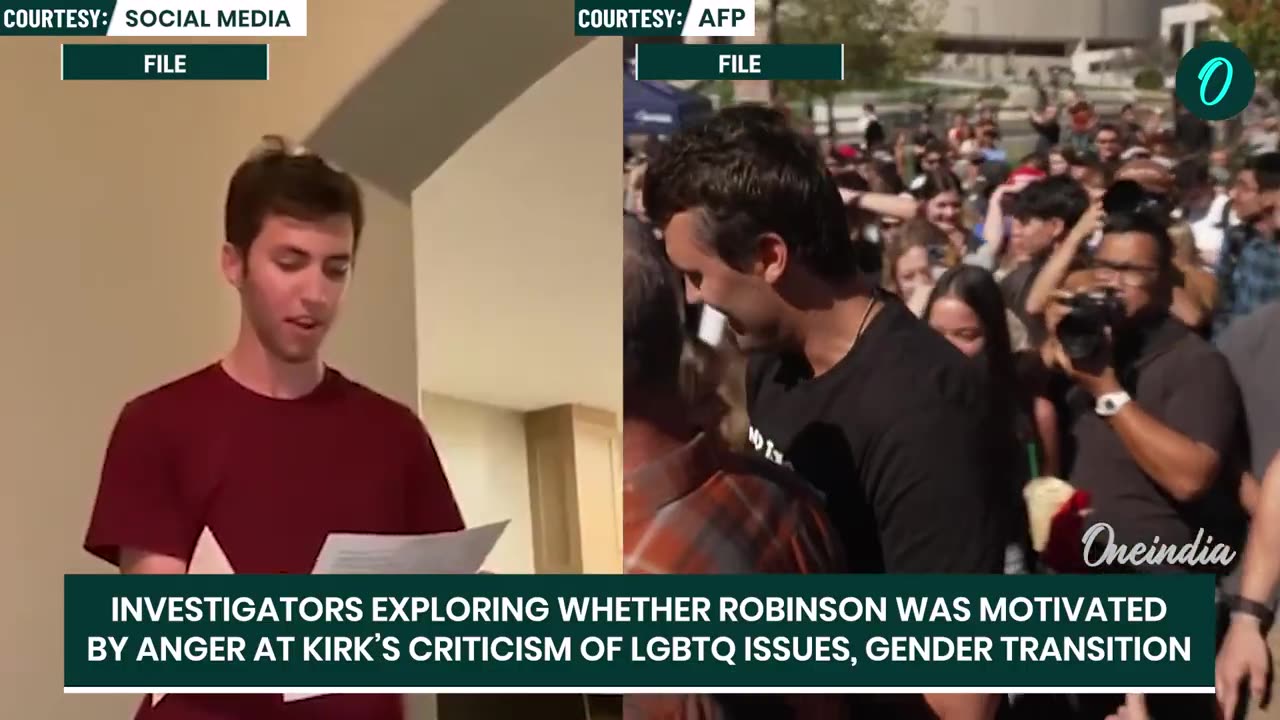 Charlie Kirk Assassin Tyler Robinson Had SECRET Trans Lover? FBI Grills Roommate—Romantic Chats Out.