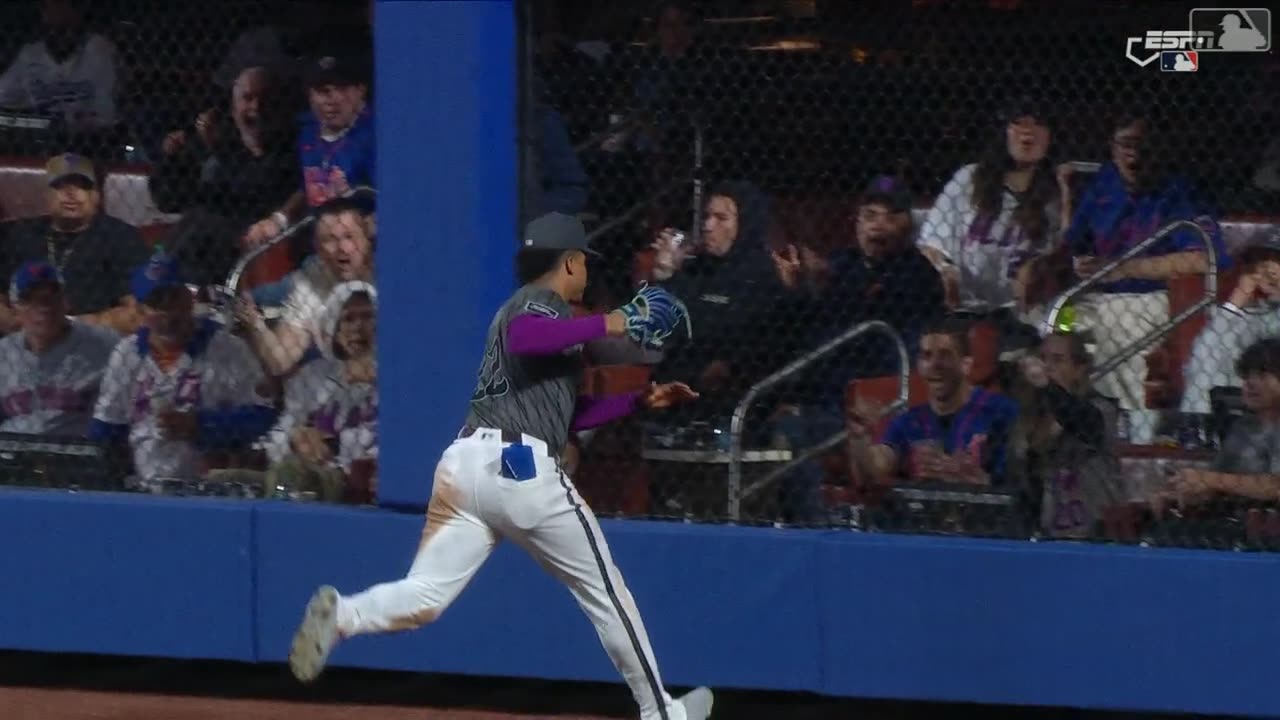 ¡Juan Soto se lució con el guante!