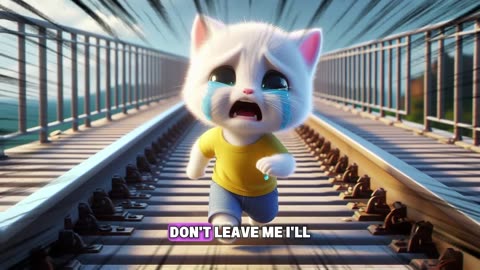 She Pushed Her Kittin Son on the Train 😿