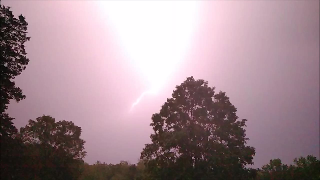 Lightning bolt above