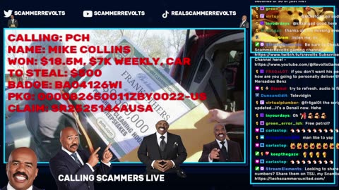 Possible PCH and refund? Calling Scammers Live!