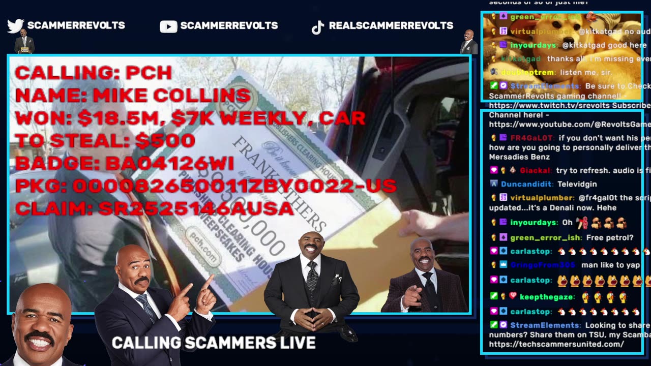 Possible PCH and refund? Calling Scammers Live!