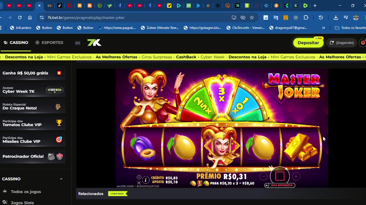 jogos on line cassino