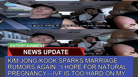 Kim Jongkook Sparks Marriage Rumors Again I Hop