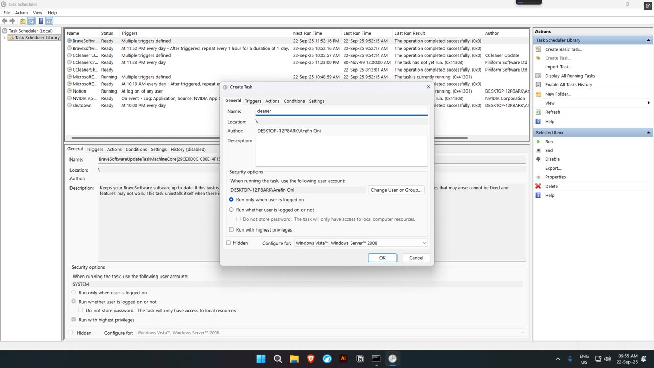 computer cleaner auto startup tutorial