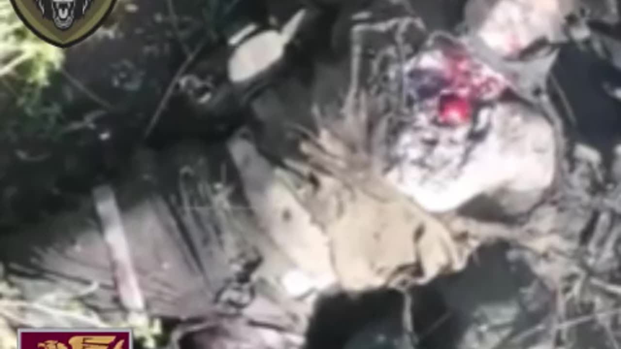 Russian Fascist Gasps for Ukraine’s Free Air with a Pierced Lung