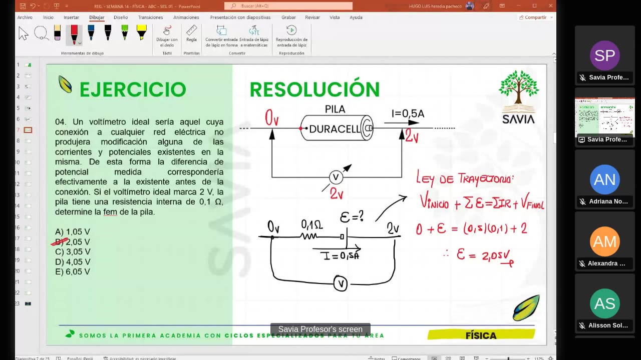 SAVIA SEMIANUAL 2024 | Semana 14 | Física S1