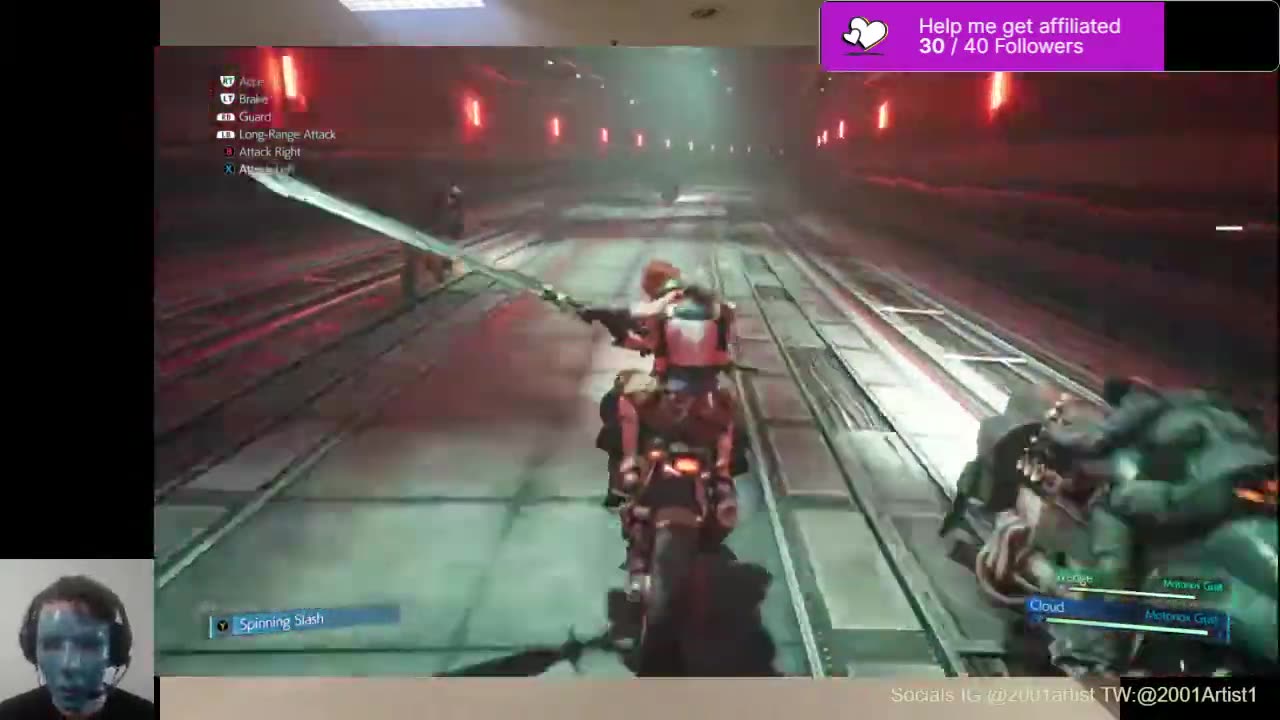 Final Fantasy VII Remake (part 2) Taking the train only to get attack