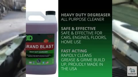 3D Grand Blast Engine Degreaser – Heavy Duty Biodegradable Cleaner for Engines,