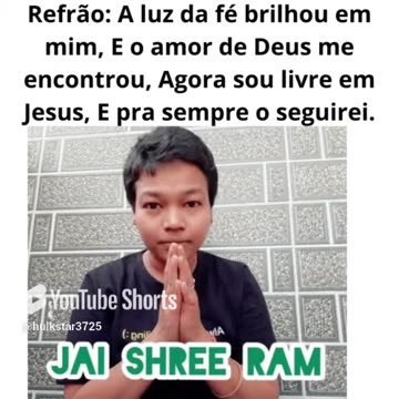 A Luz da Fé Verso 1 Nas trevas do mundo eu estava,