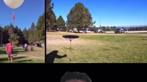 Flat Earth from a balloon