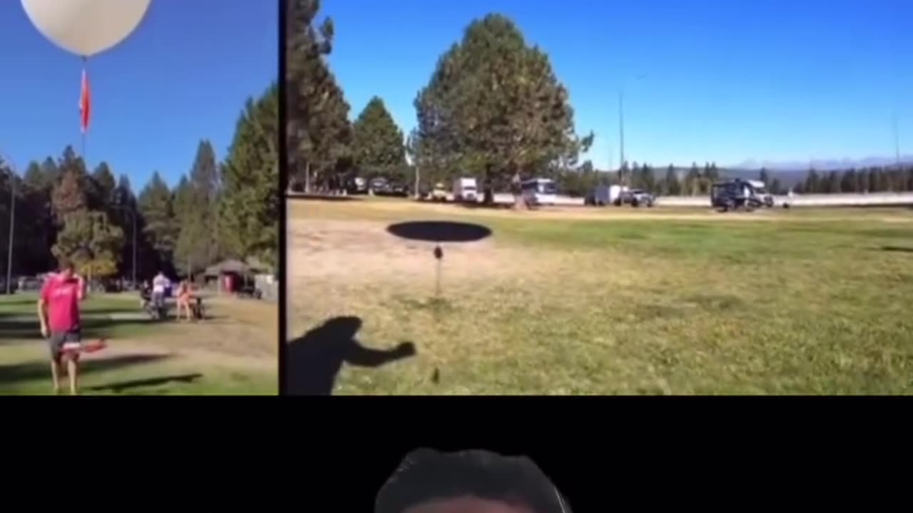 Flat Earth from a balloon