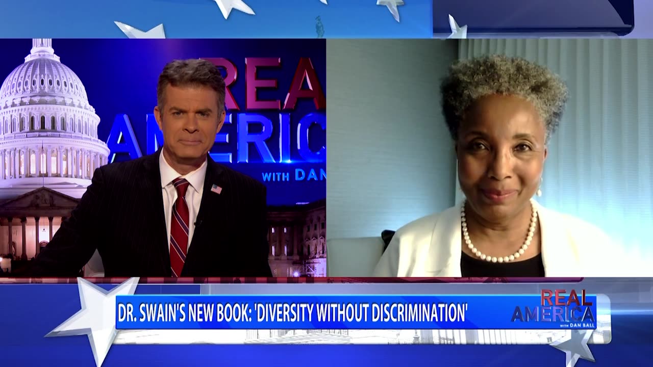 REAL AMERICA -- Dan Ball W/ Dr. Carol Swain, Trump Defunds Harvard Over DEI Policies, 4/15/25