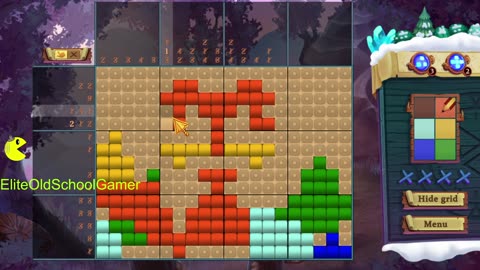 Adventure Mosaics Winter Holiday - Review and Walk-through - Level 21 - May 2025