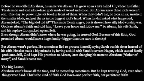The Kind of Faith God is looking for: Abraham