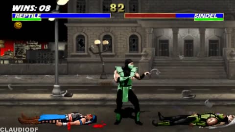 Ultimate Mortal Kombat 3 - Reptile - Arcade Cabinet