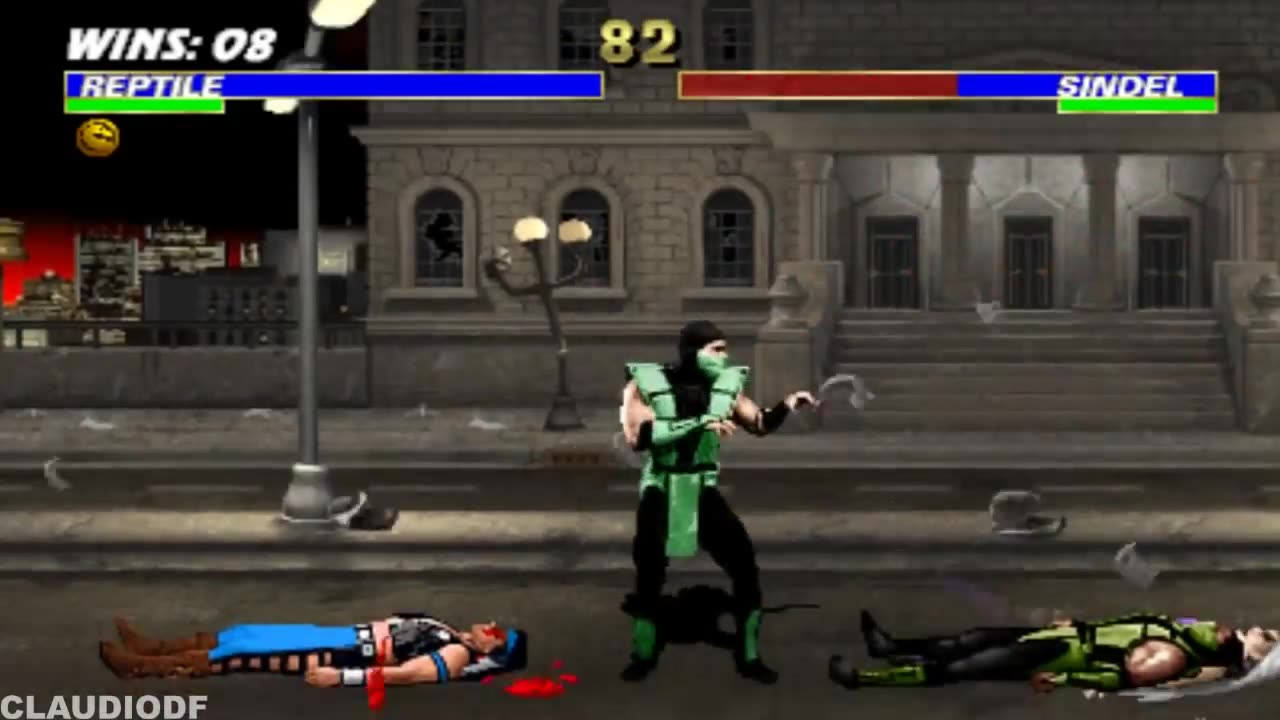 Ultimate Mortal Kombat 3 - Reptile - Arcade Cabinet