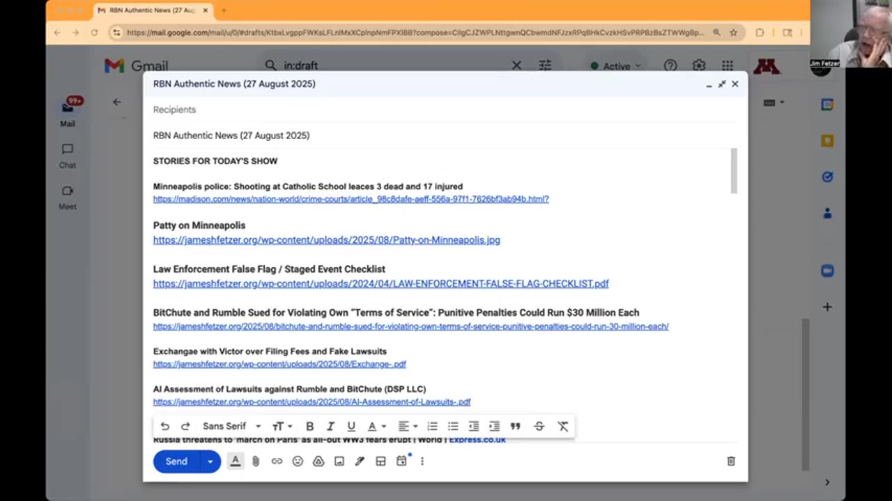 RBN Authentic News (27 August 2025)