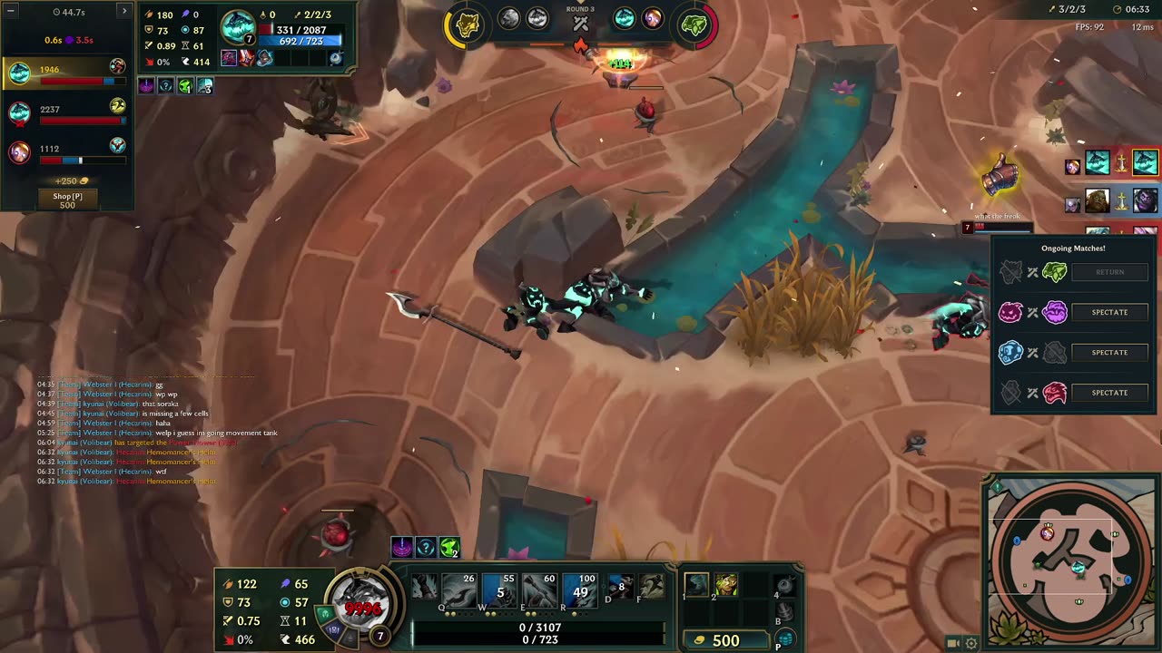 League Arena With Randoms. *Send Help*