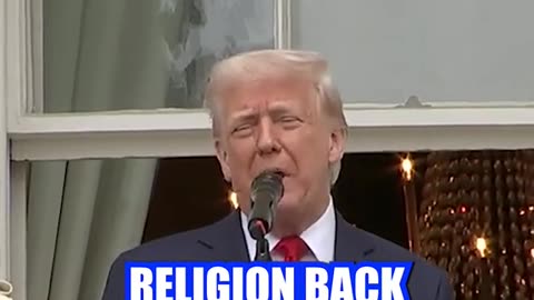 Donald Trump bringing back religion