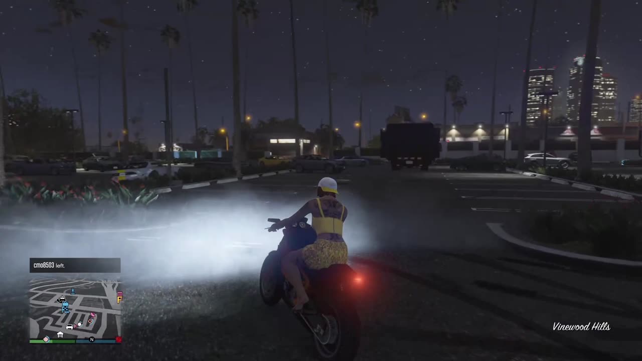 The result of wheelies in a parking lot? 🤨