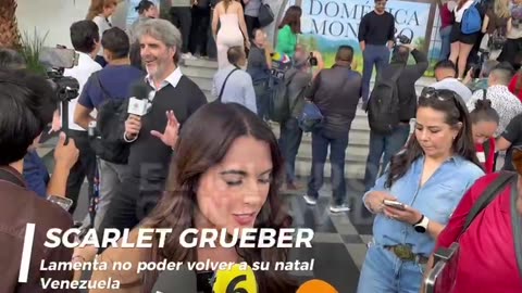 Scarlet Gruber EXPLOTA contra la injusticia: Su dolor por Venezuela y la defensa a los inmigrantes.
