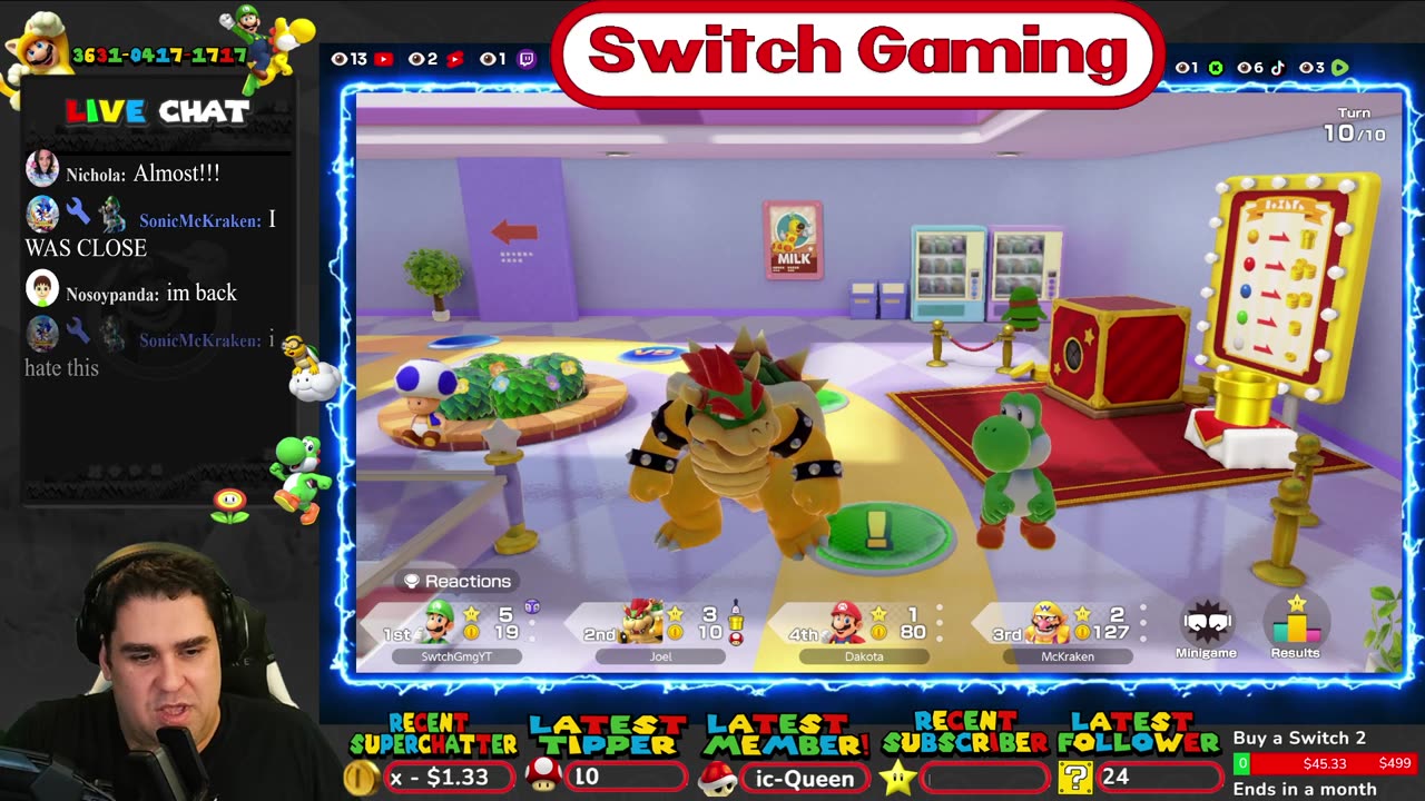 Live Mario Party Madness! Viewer Showdown Time! *LIVE* (Nintendo Switch)*LIVE*