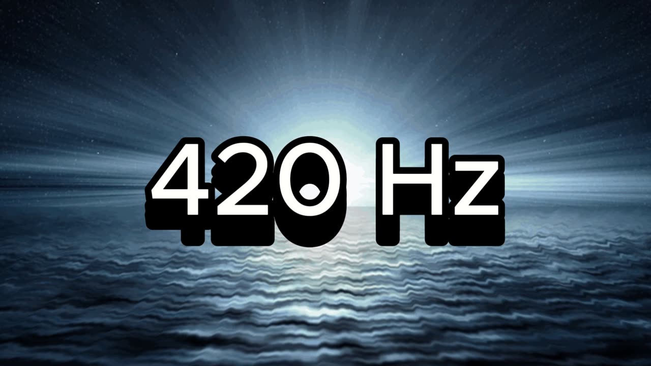 420 Hz: Meditation with Ocean sounds 🌊