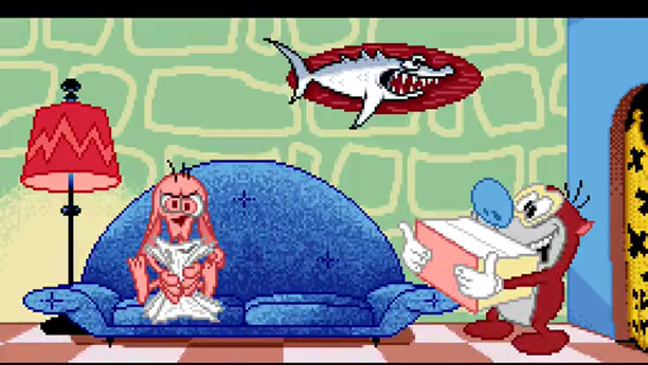 SNES Longplay 579 The Ren and Stimpy Show - Buckaroo