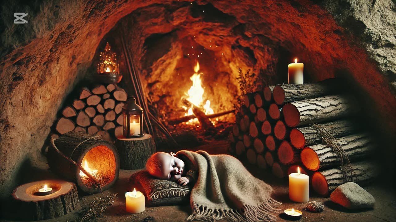 Dreaming melodies in cave - Lullaby music for babies