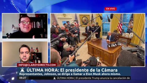 EN ESPAÑOL TRUMP en Mesa Redonda Orden Fraternal Policía, TRUMP VS ELON MUSK
