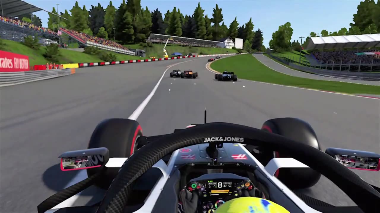 3-Wide at Eau Rouge [F1 2020]