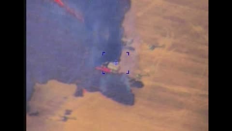 A depot with artillery ammunition was hit next to the artillery firing position