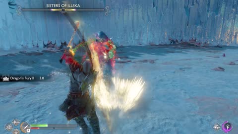 God of War Ragnarok - SVIPDAGR THE COLD & SISTERS OF ILLSKA (TRIPLE Berserker) Boss.