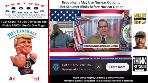 Republicans Are Nearing Using the Nuclear Option, 51 Votes, to End Shutdown